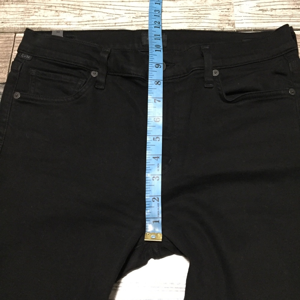 Citizens Of Humanity Emannuelle Slim Boot Jeans Women’s 30x31.5 Black Stretch - Picture 3 of 10